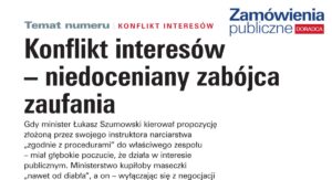 Read more about the article Konflikt interesów – niedoceniany zabójca zaufania