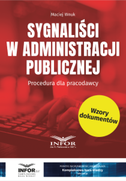 Okładka poradnik sygnaliści INFOR