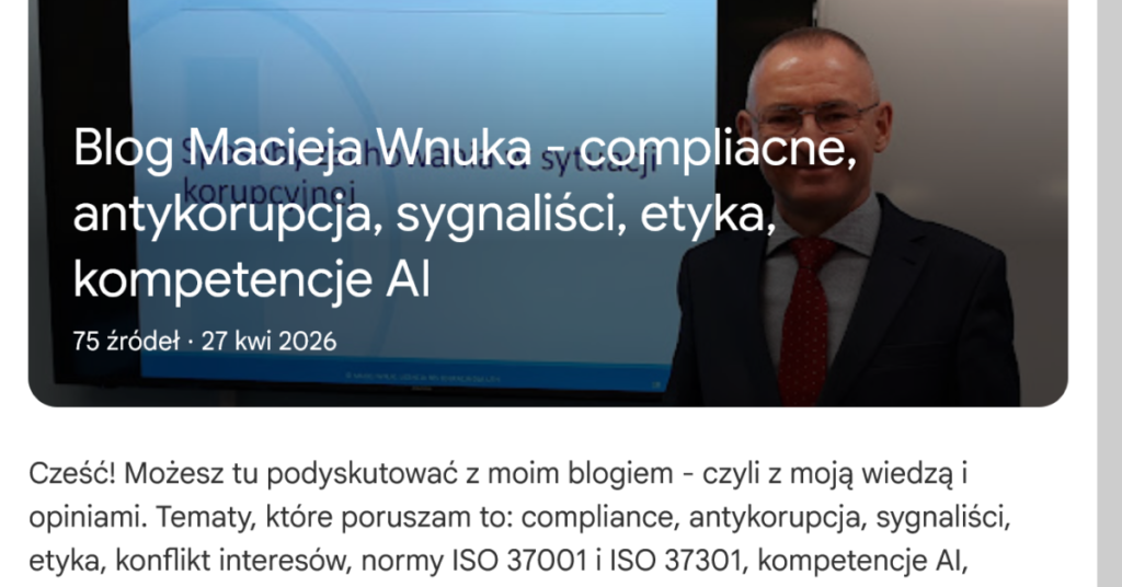 porozmawiaj z blogiem Macieja Wnuka